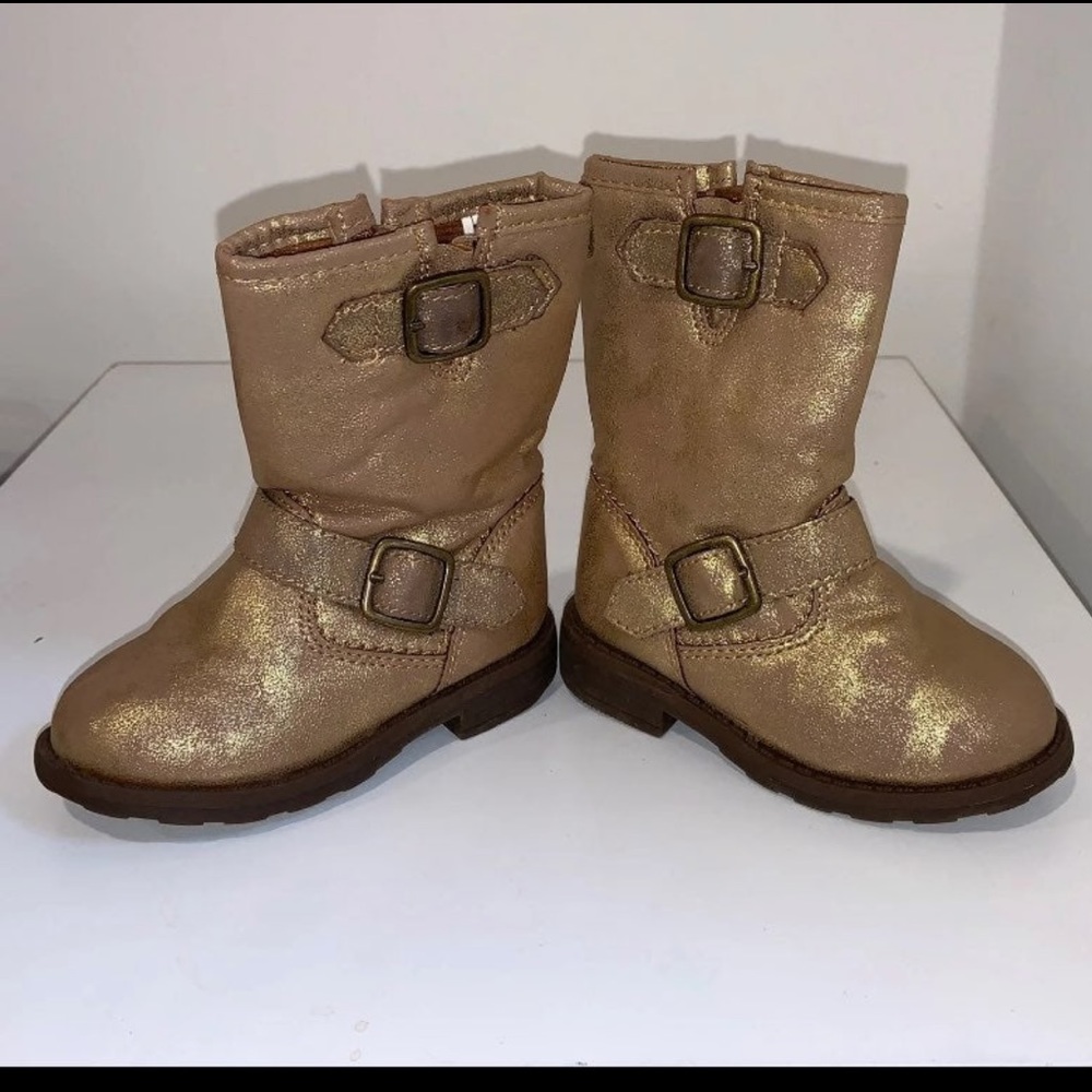 - Carters gold metallic boot- size 5